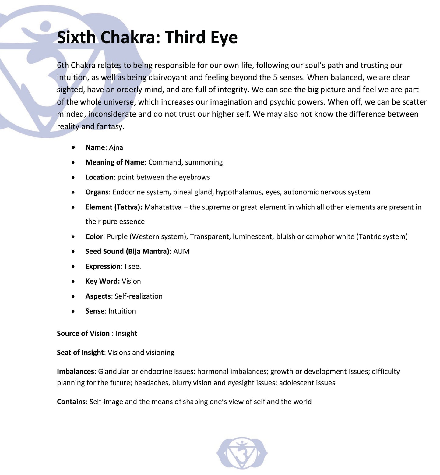 Reading Chakras with a Pendulum - Self-guided Workshop - Ebook