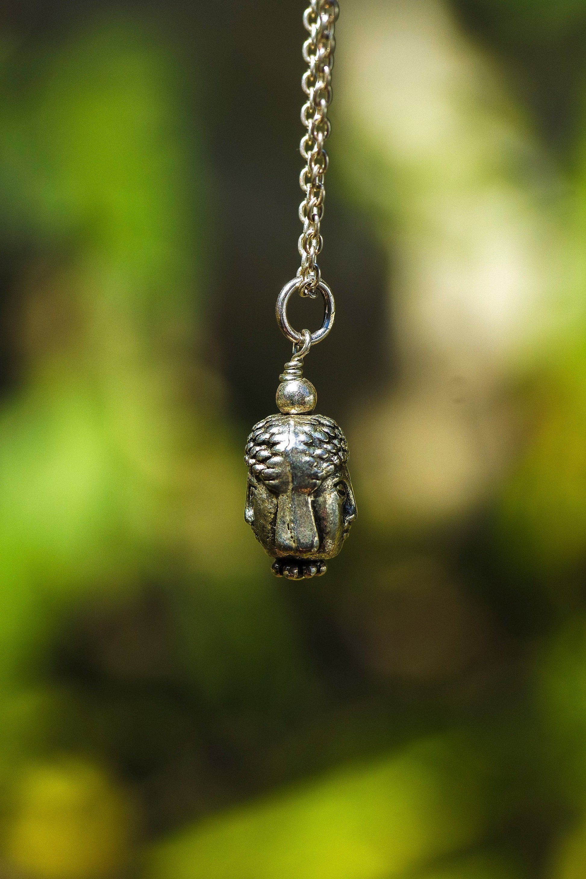 Sterling Silver Buddha Necklace | Crown Chakra - SaraCura Spirit