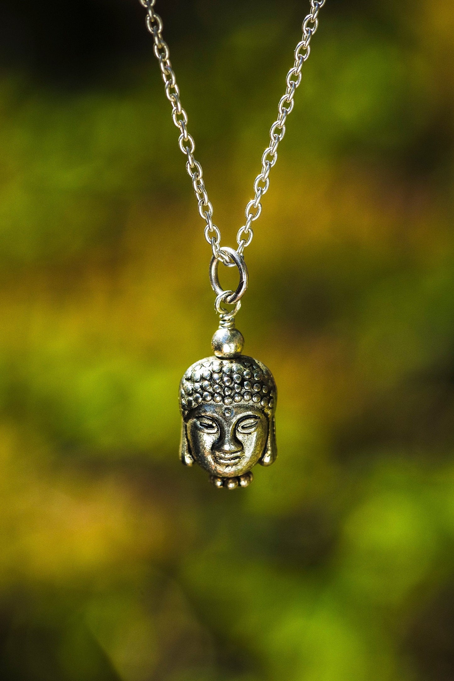 Sterling Silver Buddha Necklace | Crown Chakra - SaraCura Spirit