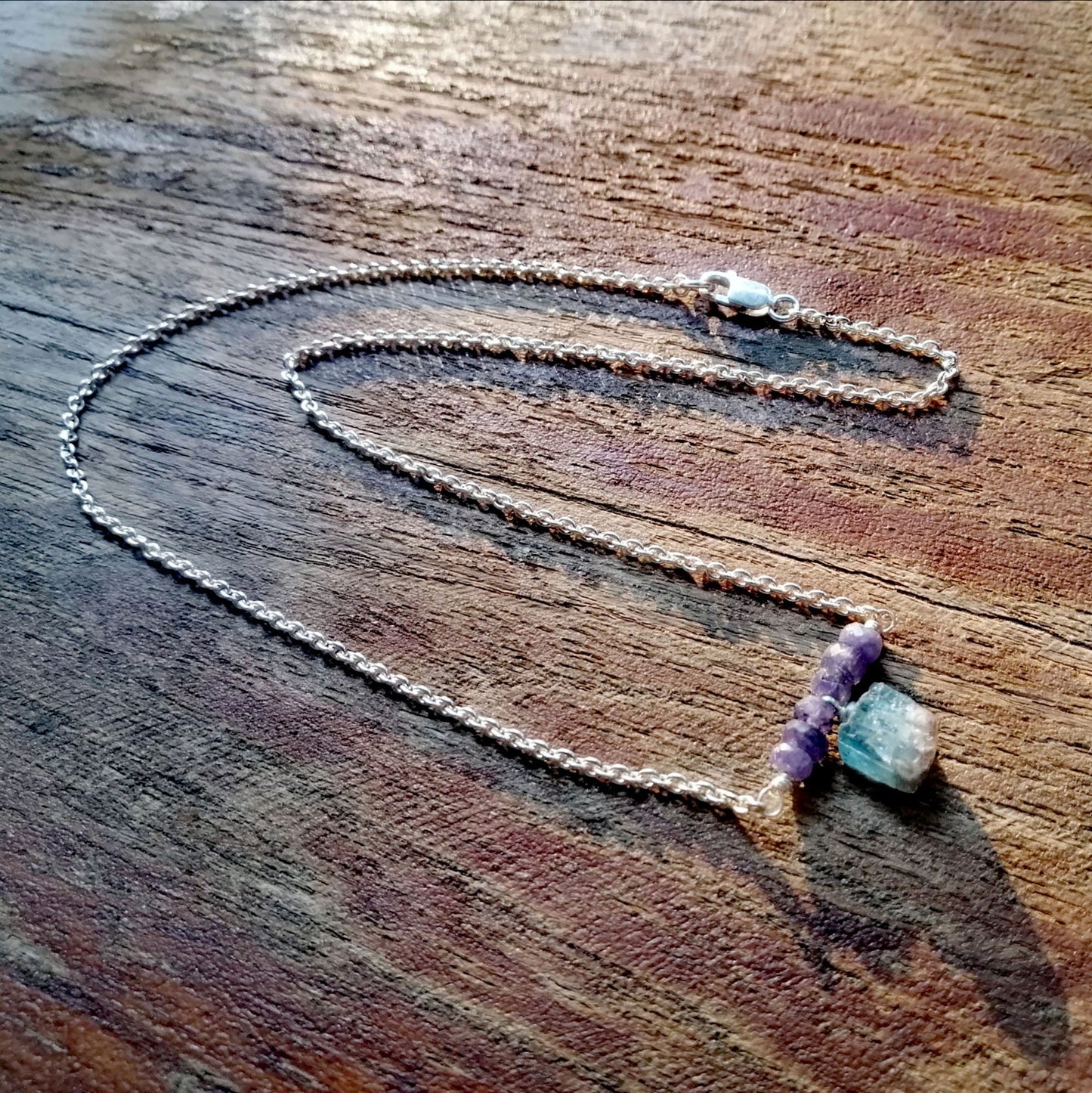 Apatit- und Tansanit-Halskette – Sechste Chakren – Erkennen Sie sich selbst auf einer tieferen Ebene, damit Ihre Kreativität fließen kann!